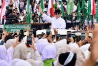 Presiden Prabowo Subianto Menghadiri Mujahadah Kubro NU (Foto.Istw)