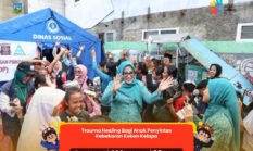 Trauma Healing Anak Korban Kebakaran Kebon Kelapa
