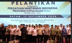 Kodaeral IV Perkuat Sinergi dengan Insan Pers di Pelantikan Ulang PWI Kepri